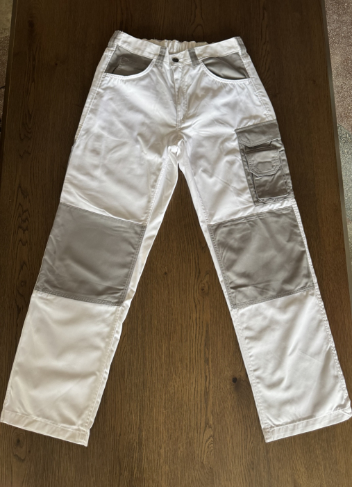Pantaloni de muncă noi albaștri, albi și portocalii – lot 22 bucăți [5]