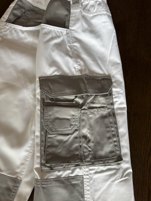 Pantaloni de muncă noi albaștri, albi și portocalii – lot 22 bucăți [7]