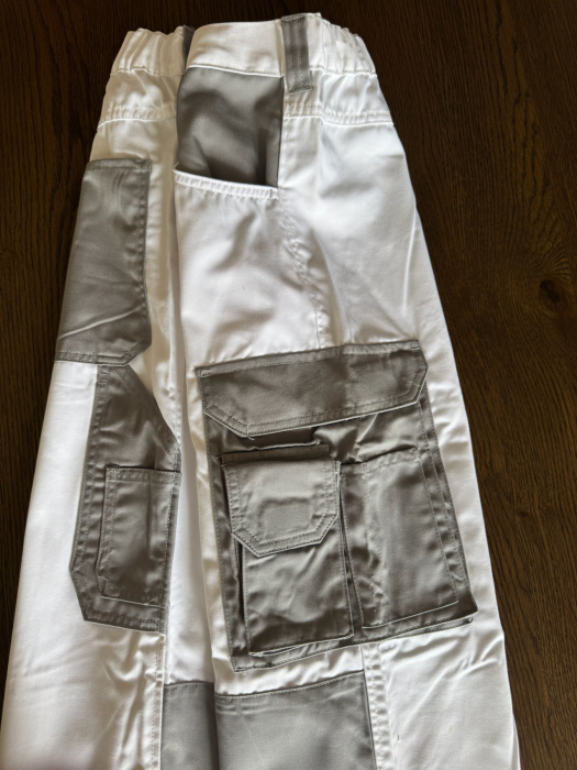 Pantaloni de muncă noi albaștri, albi și portocalii – lot 22 bucăți [8]