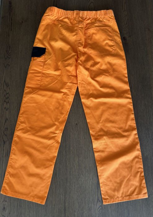 Pantaloni de muncă noi albaștri, albi și portocalii – lot 22 bucăți [10]