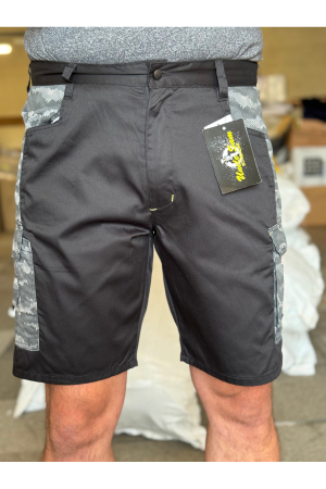 Haine de muncă la bucată - Pantaloni scurți de muncă Uncle Sam WorkWear negri – la bucată