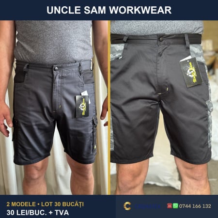 Outlet - Pantaloni scurți de muncă Uncle Sam Workwear, lot 30 bucăți