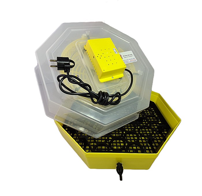 Incubator Cleo 5SG - cu termostat reglabil şi întoarcere semi-automată ouă de găină + CADOU Ghid de incubare premium + asistent incubare [2]
