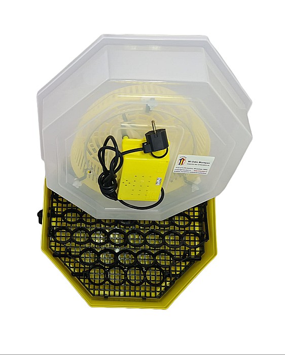 Incubator Cleo 5SG - cu termostat reglabil şi întoarcere semi-automată ouă de găină + CADOU Ghid de incubare premium + asistent incubare [4]