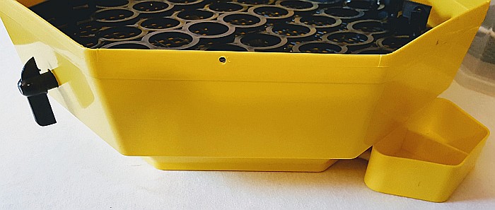 Incubator Cleo 5TGHC - cu termohigrometru digital, întoarcere semi-automată ouă de găină şi cupă exterioară pt. apă + CADOU Ghid de incubare premium + asistent incubare [2]