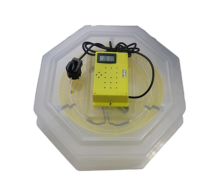 Incubator Cleo 5THC - cu termostat reglabil, termohigrometru digital şi cupă exterioară pt. apă + CADOU Ghid de incubare premium + asistent incubare [2]