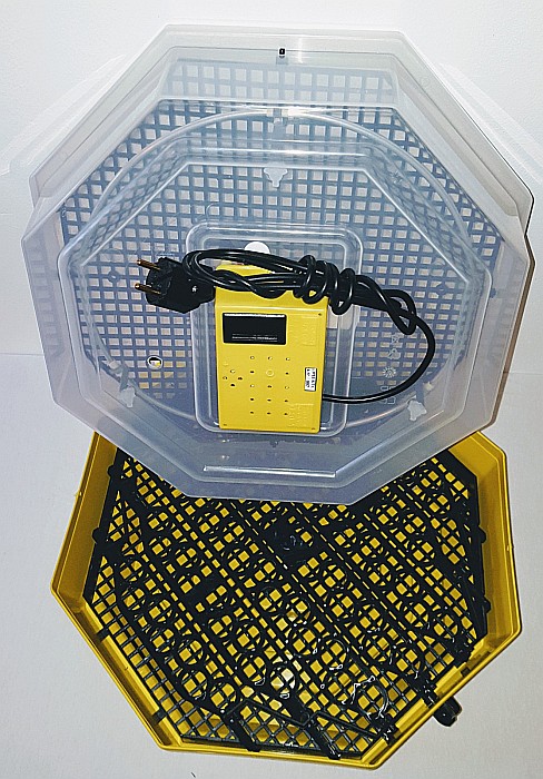 Incubator Cleo 5TPH - cu termohigrometru digital şi întoarcere semi-automată ouă de prepeliţă + CADOU Ghid de incubare premium + asistent incubare [4]