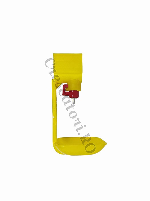 Linie adăpare 1m cu 4 adăpători automate cu niplu şi tăviţă (pe ţeavă PPR cu conector de 10mm) [7]