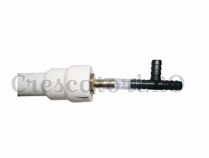 Linie adăpare 1m cu 4 adăpători automate cu niplu şi tăviţă (pe ţeavă PPR cu conector de 10mm) [2]
