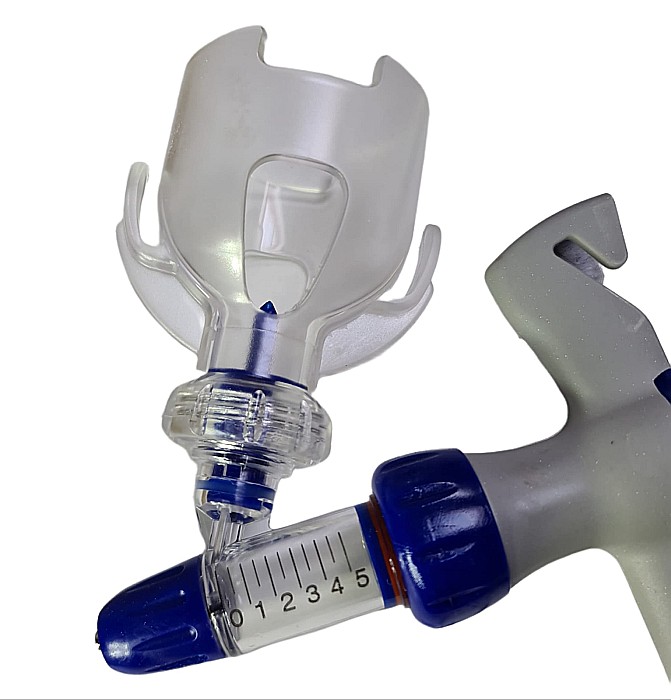 PACHET: Pistol seringă automată capacitate 0,5 ml - 5 ml (cu set garnituri de schimb) + Set 12 ace inox premium (autoclavabile) [4]