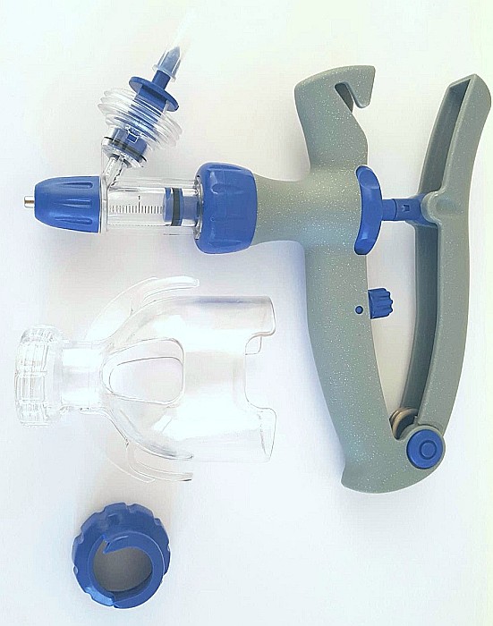Pistol seringă automată model S (cu autoumplere) pentru vaccinat, capacitate 0,2 ml - 2 ml + BONUS set garnituri de schimb [3]