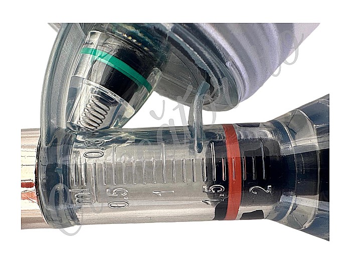 Pistol seringă automată premium (tip R) (cu autoumplere) pentru vaccinat, capacitate 0,2 ml - 2 ml + BONUSURI set garnituri de schimb şi recipient 100ml pt. vaccinuri [2]