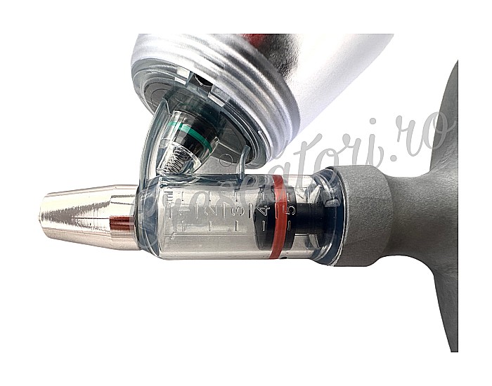 Pistol seringă automată premium (tip R) (cu autoumplere) pentru vaccinat, capacitate 0,5 ml - 5 ml + BONUSURI set garnituri de schimb si recipient 100ml pt vaccinuri [3]
