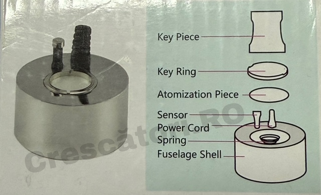 Umidificator nebulizator pentru incubator [2]
