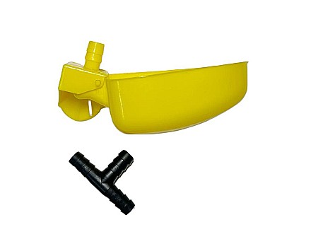 Caserole, adăpători, diverse - Adăpătoare automată cu cupă galbenă (în formă de banană)