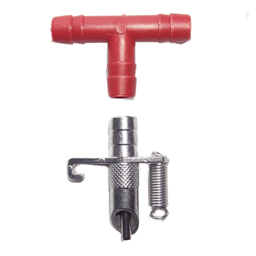 Adăpătoare automată metalică tip niplu (suzetă) şi prindere cu arc, pentru iepuri [3]