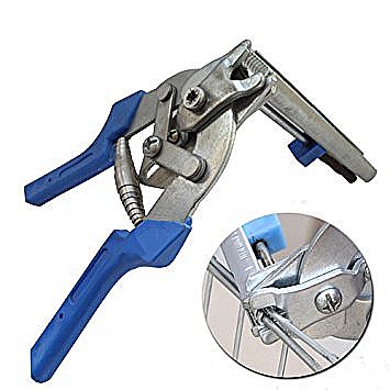 Oi şi capre - Cleşte patent (pistol capsator) cu încărcător automat pt. asamblat cuşti, garduri şi împrejmuiri şi pentru legat salamuri şi mezeluri