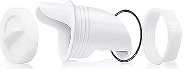 Hrănitoare albă de tip acces-în-butoi (cu montaj pe direct butoi), pentru păsări [2]