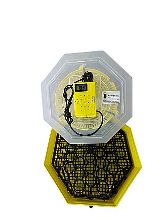 Incubatoare Cleo semi-automate - Incubator Cleo 5TG - cu termometru digital şi întoarcere semi-automată ouă de găină + CADOU Ghid de incubare premium + asistent incubare