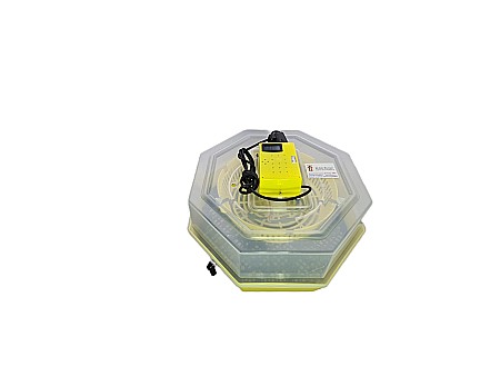 Incubatoare Cleo semi-automate - Incubator Cleo 5TGH - cu termohigrometru digital şi întoarcere semi-automată ouă de găină + CADOU Ghid de incubare premium + asistent incubare