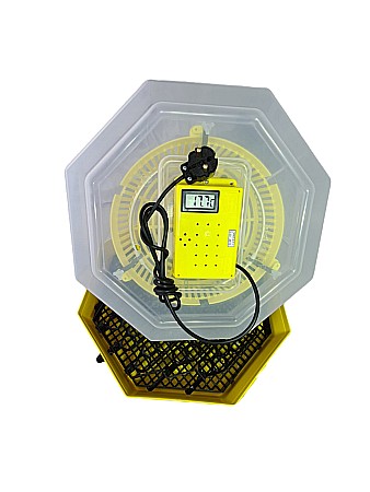 Incubatoare Cleo semi-automate - Incubator Cleo 5TP - cu termometru digital şi întoarcere semi-automată ouă de prepeliţă + CADOU Ghid de incubare premium + asistent incubare