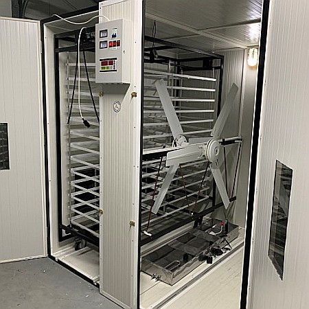 Incubator profesional (industrial) automatizat IP-26D (23.000lei) (ouă: 9.152 găină, 22.984 prepeliţă, 6.552 raţă/curcă, 3.328 gâscă) Transportul nu este inclus! [2]