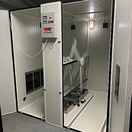 Incubator profesional (industrial) automatizat IP-26D (23.000lei) (ouă: 9.152 găină, 22.984 prepeliţă, 6.552 raţă/curcă, 3.328 gâscă) Transportul nu este inclus! [1]