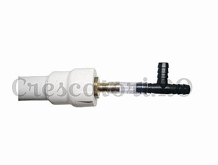 Linie adăpare 1m cu 4 adăpători automate cu niplu şi tăviţă (pe ţeavă PPR cu conector de 10mm) [1]