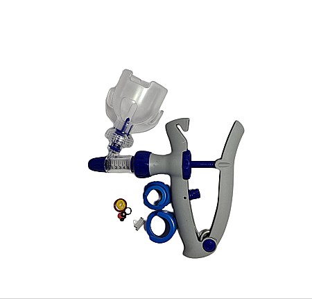 PACHET: Pistol seringă automată capacitate 0,5 ml - 5 ml (cu set garnituri de schimb) + Set 12 ace inox premium (autoclavabile) [2]