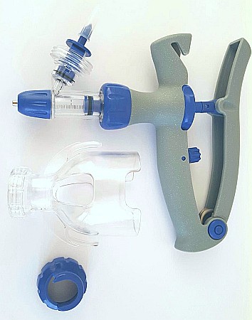 Pistol seringă automată model S (cu autoumplere) pentru vaccinat, capacitate 0,2 ml - 2 ml + BONUS set garnituri de schimb [2]
