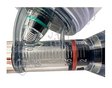 Pistol seringă automată premium (tip R) (cu autoumplere) pentru vaccinat, capacitate 0,2 ml - 2 ml + BONUSURI set garnituri de schimb şi recipient 100ml pt. vaccinuri [2]