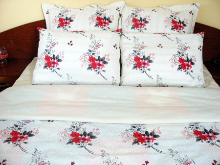Lenjerii de pat - Lenjerie de pat Elegance Duo Ivory, calitate I