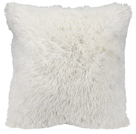 Perne decorative - Perna decorativa pufoasa alba