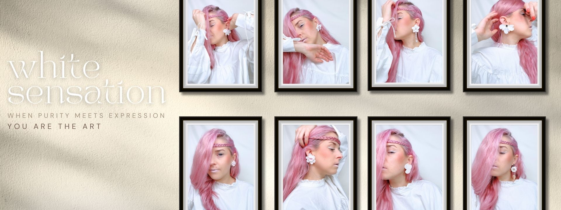 Colectia White Sensation - bijuterii handmade Crinis inspirate de puritate, arta si expresie personala