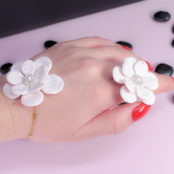 Bratara - Pearl Petal [5]