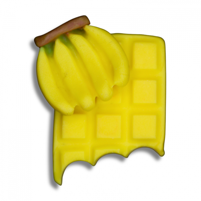Brosa galbena in forma de banana cu ciocolata [4]