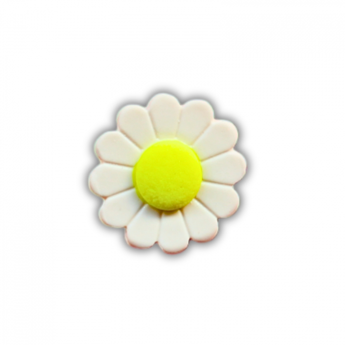 Broșă Floare Albă cu Detalii Delicate [5]