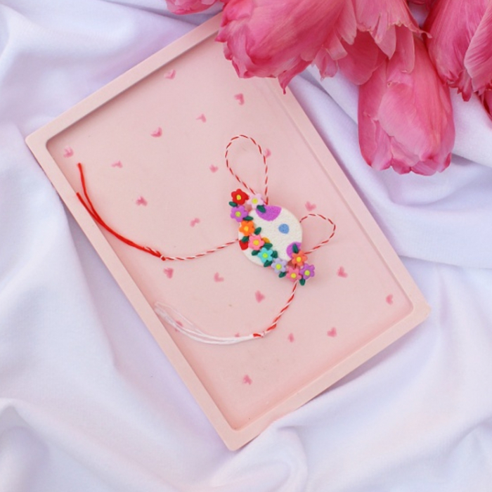 Brosa Floral Venus multicoloră cu detalii fine [3]