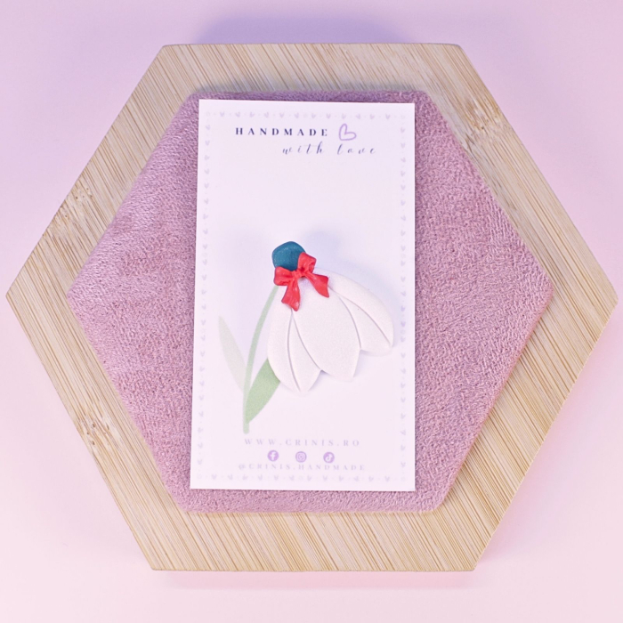 Brosa - Ghiocel cu fundita [3]