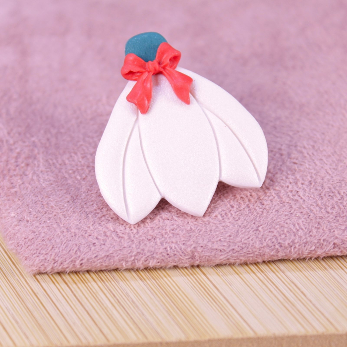 Brosa - Ghiocel cu fundita [2]