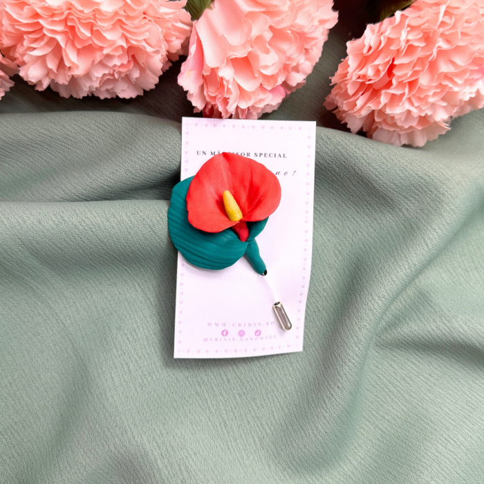 Brosa - Pin Anthurium