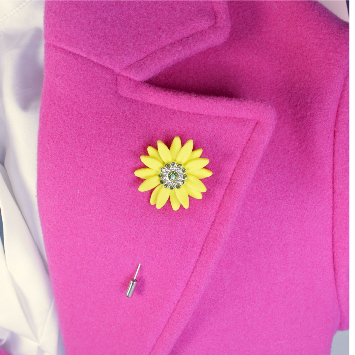 Brosa - Pin Margareta Galbena [5]