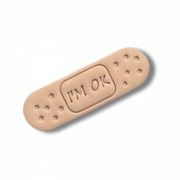Broșă Plasture cu mesaj pozitiv [4]