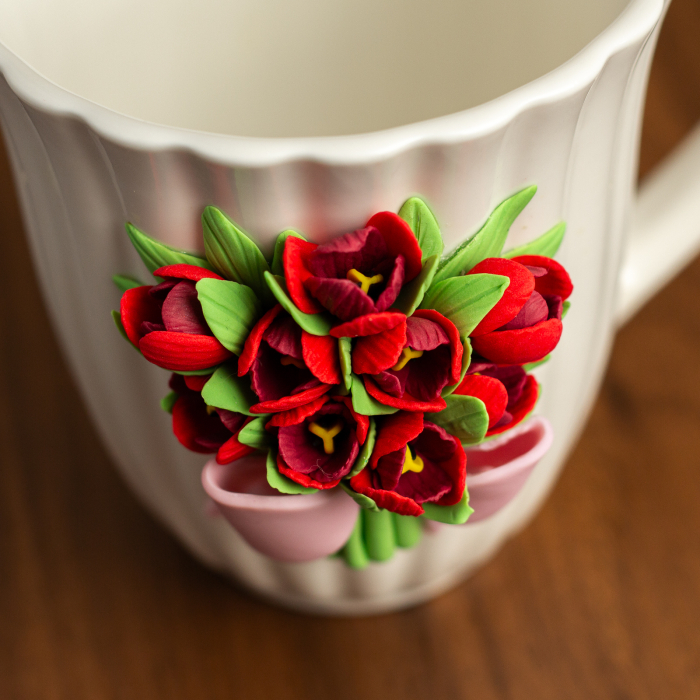 Cana - Buchet cu Lalele Rosii [3]