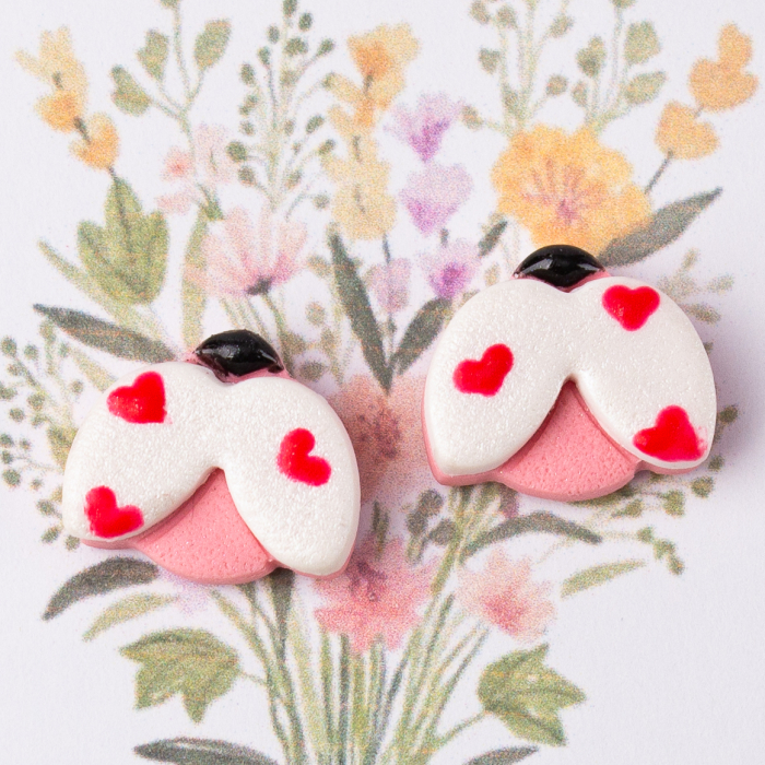 Cercei Buburuza Roz colorati si veseli [2]