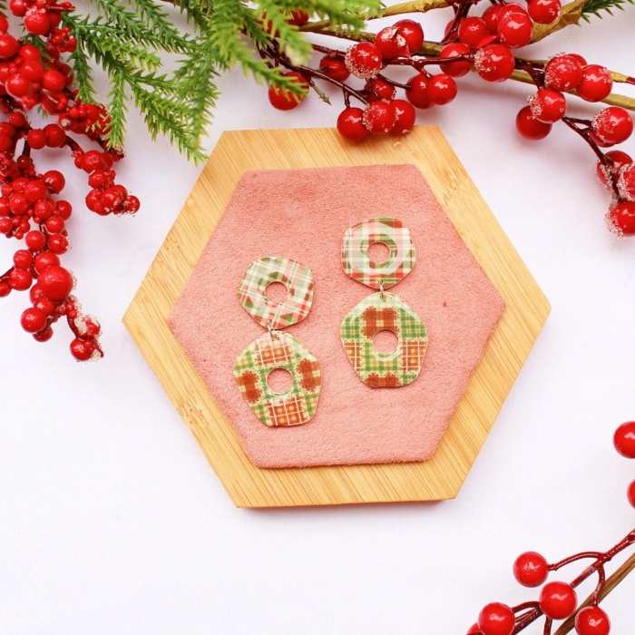 Cercei Christmas Donats multicolori [2]