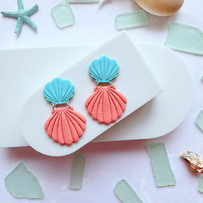 Cercei lungi Color Shells multicolor, rafinați și vibranți [2]