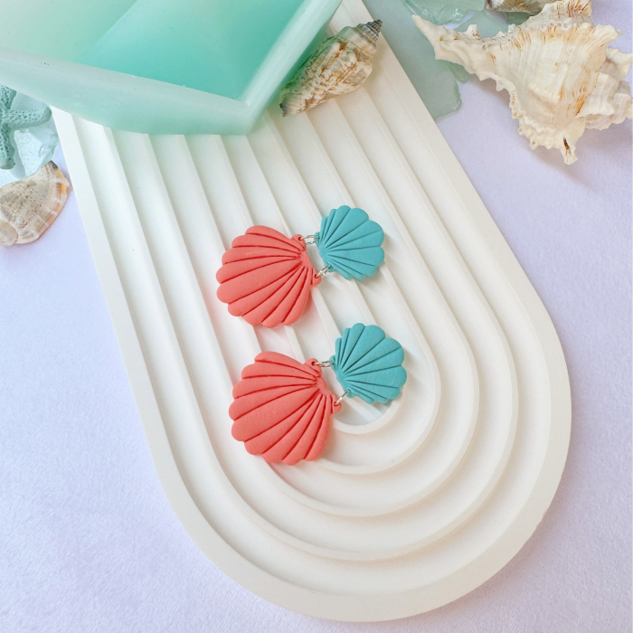 Cercei lungi Color Shells multicolor, rafinați și vibranți [3]