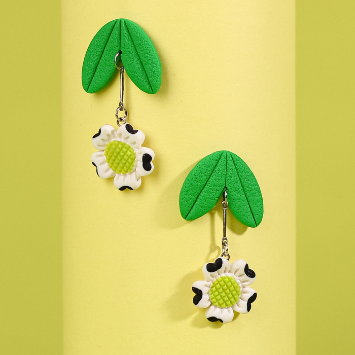 Cercei Floare Mini-Mu multicolori [2]