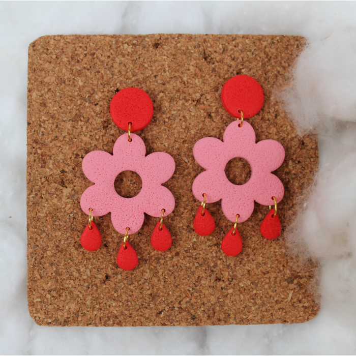 Cercei - Flower Drops - Roz